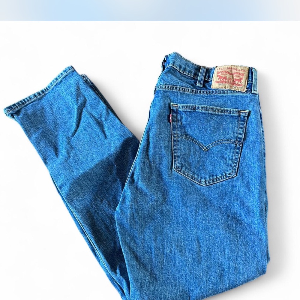 Levi's Men's Straight Fit Denim Jeans - Classic Blue